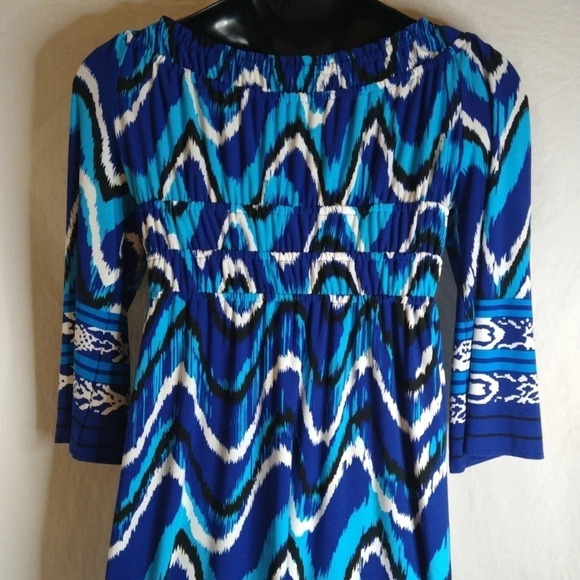 Adorable Blue Off the Shoulders Dress EUC ❤️ - Picture 7 of 9